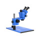 Forward FW-6555 Pro Max (6.5X-55X) Trinocular Full HD Stereo Microscope With Zooming 0.5X CTV Camera Lens & LED Adjustable Light Forward FW-6555 Pro Max (6.5X-55X) Trinocular Full HD Stereo Microscope With Zooming 0.5X CTV Camera Lens & LED Adjustable Light