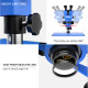 Forward FW-6555 Pro Max (6.5X-55X) Trinocular Full HD Stereo Microscope With Zooming 0.5X CTV Camera Lens & LED Adjustable Light Forward FW-6555 Pro Max (6.5X-55X) Trinocular Full HD Stereo Microscope With Zooming 0.5X CTV Camera Lens & LED Adjustable Light