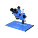 Forward FW-7050-TM (3D Continuous Zoom) 7X~50X Trinocular Stereo Microscope With 0.5X CTV Camera Zoom Lens & LED Adjustable Light Exclusive Quality Forward FW-7050-TM (3D Continuous Zoom) 7X~50X Trinocular Stereo Microscope With 0.5X CTV Camera Zoom Lens & LED Adjustable Light Exclusive Quality