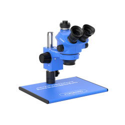 Forward FW-7050-TM (3D Continuous Zoom) 7X~50X Trinocular Stereo Microscope With 0.5X CTV Camera Zoom Lens & LED Adjustable Light Exclusive Quality