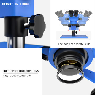 Forward FW-7050-TM (3D Continuous Zoom) 7X~50X Trinocular Stereo