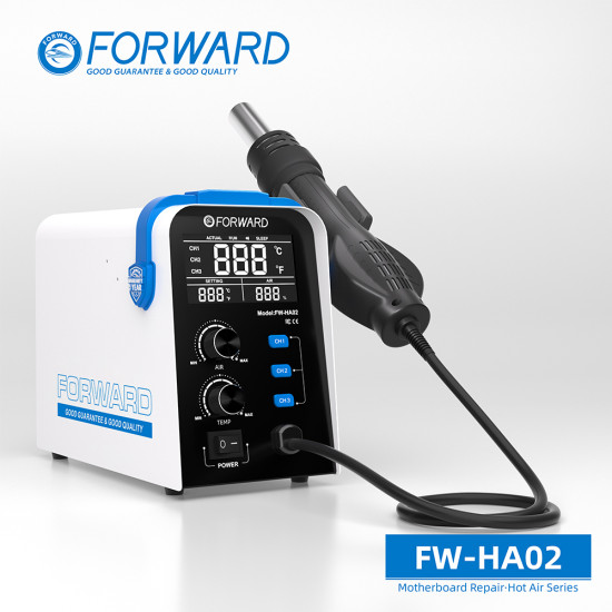 Forward FW-HA02 Adjustable SMD Rework Station With Helical Wind (800W) Forward FW-HA02 Adjustable SMD Rework Station With Helical Wind (800W)