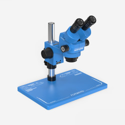 Forward FW-M55 6.5X~58X Binocular Stereo Microscope With 0.5X CTV Camera Zoom Lens & LED Adjustable Light Exclusive Quality