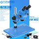 Forward FW-M55 6.5X~58X Binocular Stereo Microscope With 0.5X CTV Camera Zoom Lens & LED Adjustable Light Exclusive Quality
