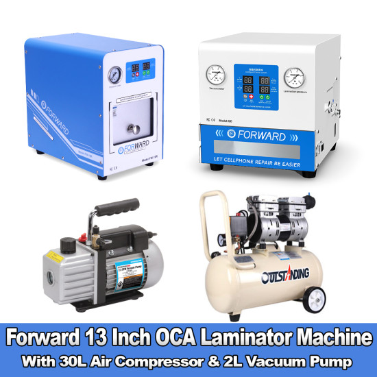 Forward QC Laminator With Bubble Remover Full Set