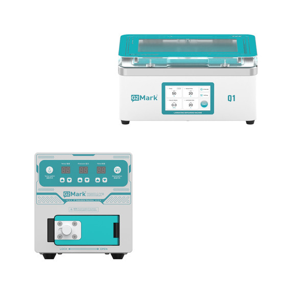 G2Mark Q1 OCA Laminator With X9 Max-S 8 Inch Bubble Remover Machine Set (in Built Compressor) G2Mark Q1 OCA Laminator With X9 Max-S 8 Inch Bubble Remover Machine Set (in Built Compressor)