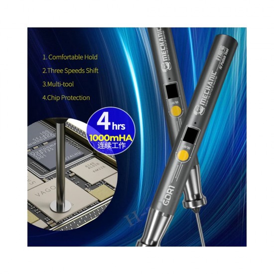 Mechanic GDR1 Charging Wireless Small Handheld Chip Polishing Grinding Pen Mechanic GDR1 Charging Wireless Small Handheld Chip Polishing Grinding Pen