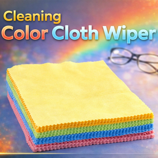 Cleaning Color Cloth Wiper - 5 inch