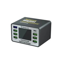 Mechanic iCharge 8C Smart Digital Display 8 Port USB Charger PD+QC 3.0 ( 50W )