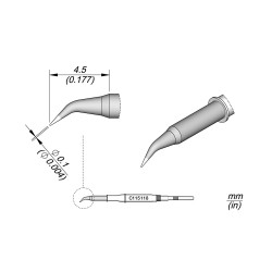JBC C115-118 Bit Iron Bit for T36 Iron