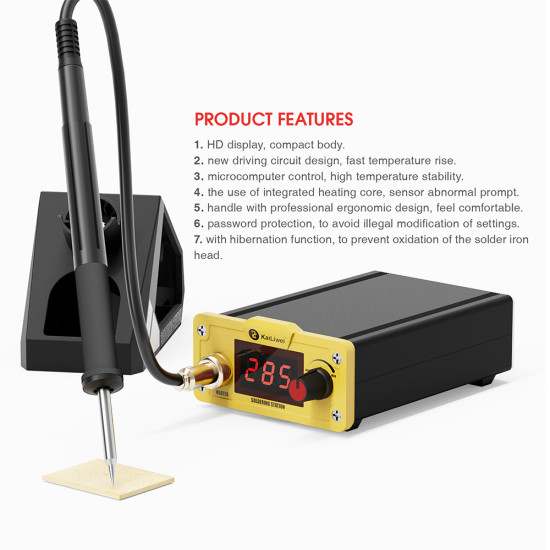 Kailiwei T12 Professional Constant Temperature Soldering Iron Station Kailiwei T12 Professional Constant Temperature Soldering Iron Station