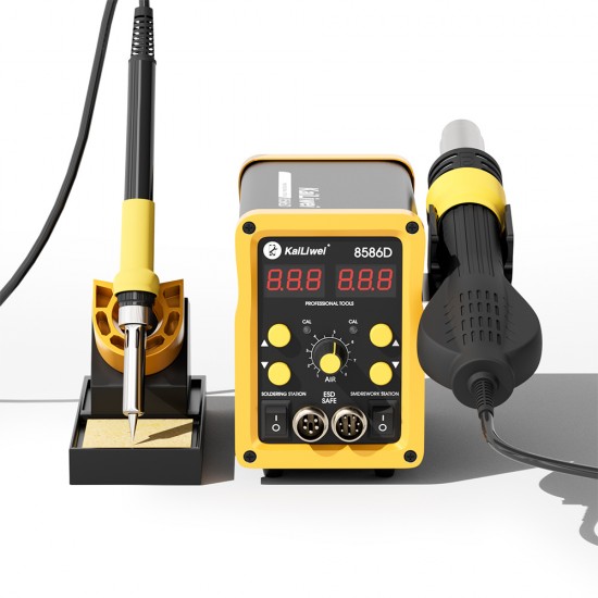 Kailiwei 8586D SMD Rework Station With Soldering Iron ( 750W ) - Lead Free Kailiwei 8586D SMD Rework Station With Soldering Iron ( 750W ) - Lead Free