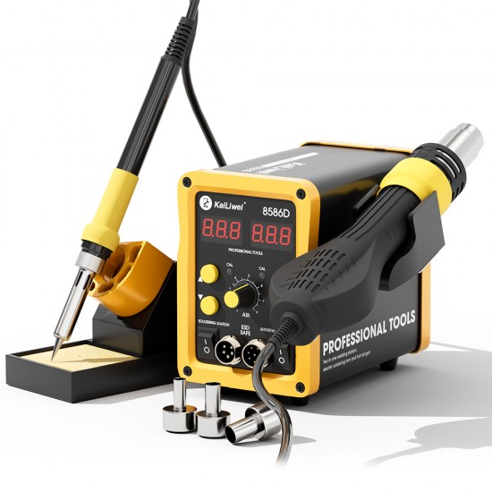 Kailiwei 8586D SMD Rework Station With Soldering Iron ( 750W ) - Lead Free Kailiwei 8586D SMD Rework Station With Soldering Iron ( 750W ) - Lead Free
