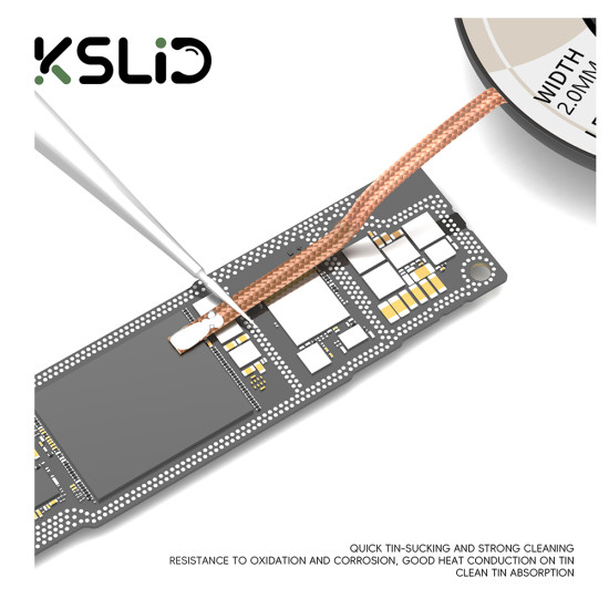 KSLID Copper Desolder Wick K2015 (Width 2.0MM / Length 1.5M)