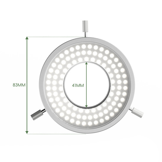 KSLID L9 Ultra High Lumen Adjustable Microscope Polarization Ring Light KSLID L9 Ultra High Lumen Adjustable Microscope Polarization Ring Light