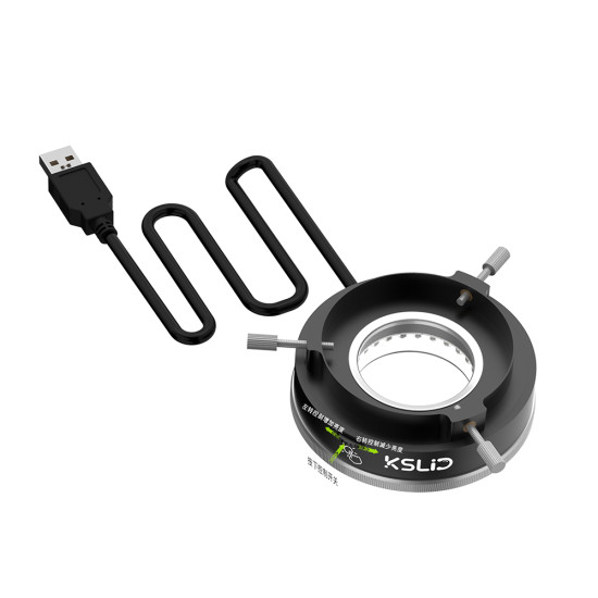 KSLID L9 Ultra High Lumen Adjustable Microscope Polarization Ring Light KSLID L9 Ultra High Lumen Adjustable Microscope Polarization Ring Light