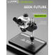 Luowei LW-TR01-B3TV (3D Continuous Zoom) 7X~50X Trinocular Stereo Microscope With 0.5X CTV Camera Zoom Lens & LED Adjustable Light