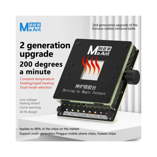 Ma Ant SL-2 IC Chip Heating Platform for Degumming (Upgraded) Ma Ant SL-2 IC Chip Heating Platform for Degumming (Upgraded)