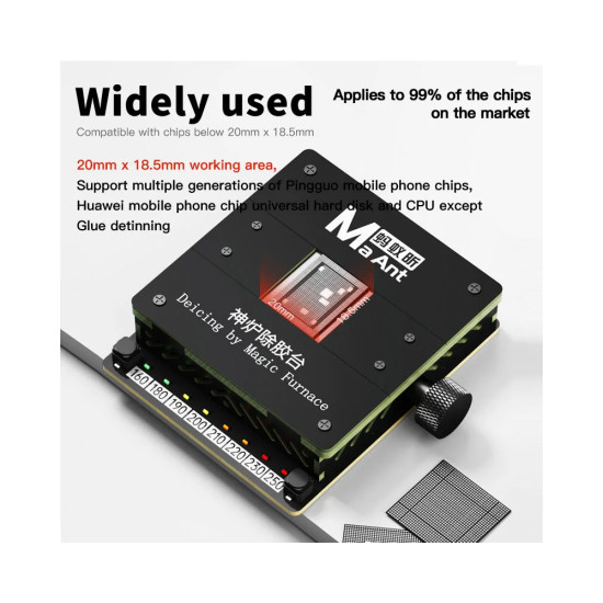 Ma Ant SL-2 IC Chip Heating Platform for Degumming (Upgraded) Ma Ant SL-2 IC Chip Heating Platform for Degumming (Upgraded)