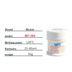 Ma Ant Solder PPD Paste 138°C (50 Gram - Bottle)