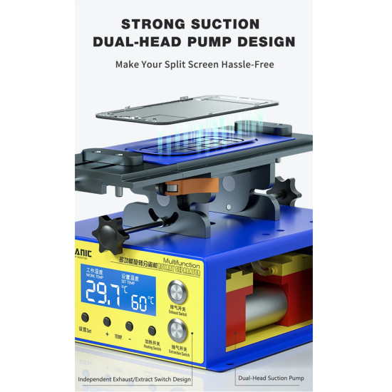Mechanic 361 Ultra Multifunctional Rotary LCD Screen Separator (14 Inch) For Mobile & Tablet Mechanic 361 Ultra Multifunctional Rotary LCD Screen Separator (14 Inch) For Mobile & Tablet