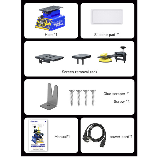 Mechanic 361SE Plus 7Inch Rotary Heating Separator Machine Mechanic 361SE Plus 7Inch Rotary Heating Separator Machine
