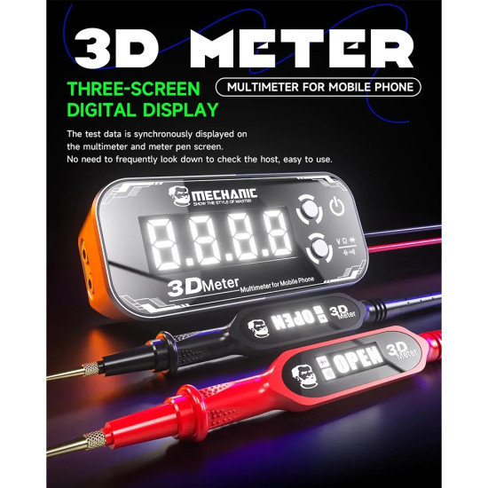 Mechanic 3D Meter Detective 3.0 High-precision Multimeter (Dual Display)