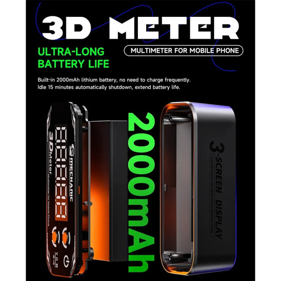 Mechanic 3D Meter Detective 3.0 High-precision Multimeter (Dual Display)