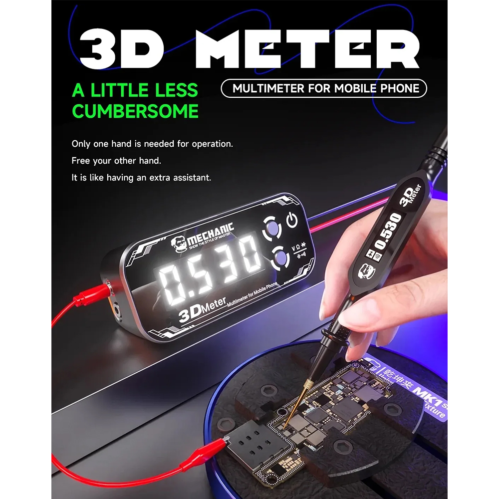 Mechanic 3D Meter Detective 3.0 High-precision Multimeter (Dual Display)