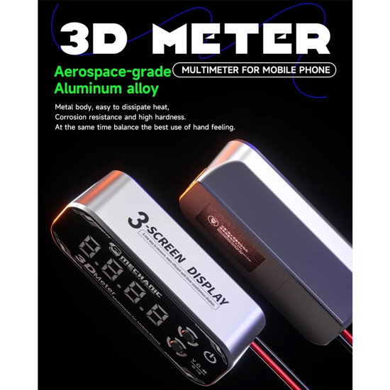 Mechanic 3D Meter Detective 3.0 High-precision Multimeter (Dual Display)