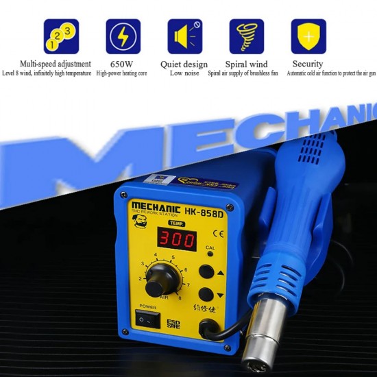 Mechanic HK-858D Lead Free Soldering Station (650W) Mechanic HK-858D Lead Free Soldering Station (650W)