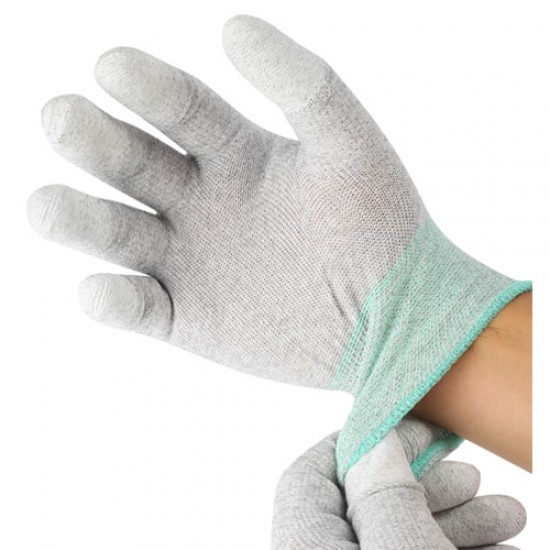 Mechanic AS02 Cardon Fiber Anti-Static Hand Gloves ( 1 Pair ) Mechanic AS02 Cardon Fiber Anti-Static Hand Gloves ( 1 Pair )