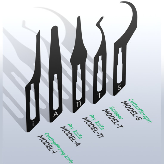 Mechanic Assassin 5 Professional Degumming Rework Blade Set (5-in-1)
