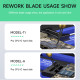 Mechanic Assassin 5 Professional Degumming Rework Blade Set (5-in-1)