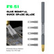 Mechanic FS-51 Stainless Steel Anti-Static Glue Removal Quick Spade Blades