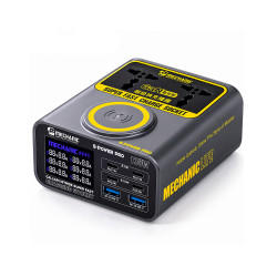 Mechanic S-Power Pro Multi-Port Gallium Nitride Super Fast Charging Socket with Wireless Charging