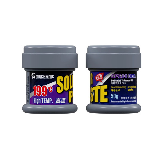Mechanic CPG90 Beta Special Solder PPD Paste 199°C (50 Gram) Mechanic CPG90 Beta Special Solder PPD Paste 199°C (50 Gram)