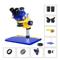 Mechanic D75T Pro-B11 (3D Continuous Zoom) 7X~50X Trinocular Stereo Microscope