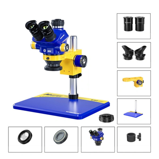 Mechanic D75T Pro-B11 (3D Continuous Zoom) 7X~50X Trinocular Stereo Microscope Mechanic D75T Pro-B11 (3D Continuous Zoom) 7X~50X Trinocular Stereo Microscope