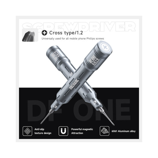 Mechanic DF-ONE 2D 6-in-1 S2 Magnetic Precision Screwdriver Set Mechanic DF-ONE 2D 6-in-1 S2 Magnetic Precision Screwdriver Set