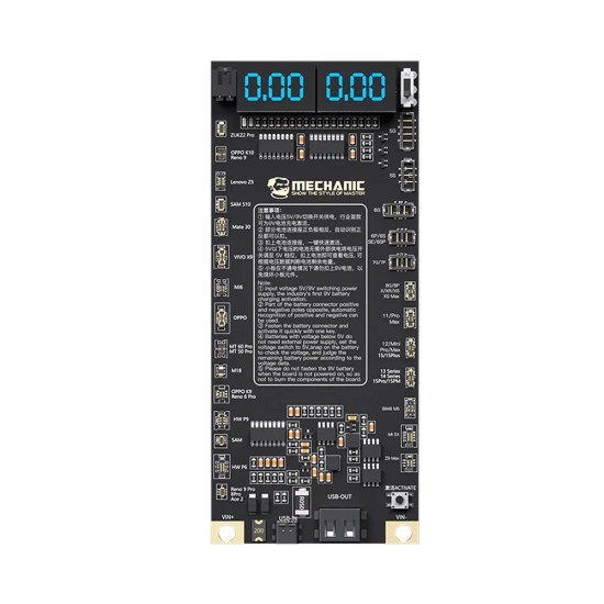 Mechanic F918 Battery Activation Board for iPhone & Android (IP5-15PM) - 2024 Edition Mechanic F918 Battery Activation Board for iPhone & Android (IP5-15PM) - 2024 Edition