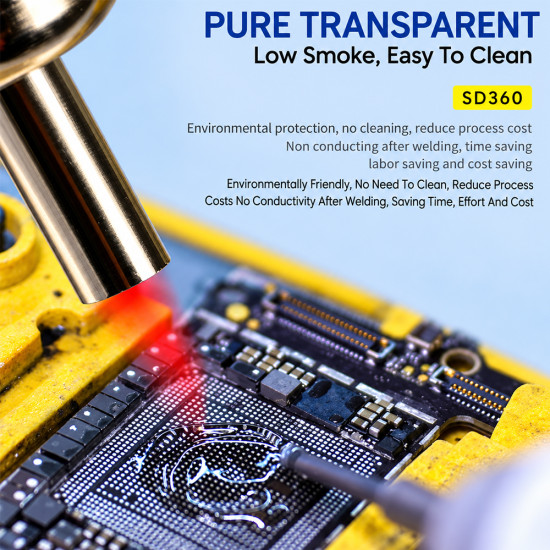 Mechanic SD360 No-clean Flux Solder Paste With Metal Push Rod