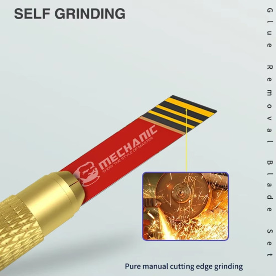 Mechanic GK8 Multifunctional CPU IC Glue Removal Blade with Handle Mechanic GK8 Multifunctional CPU IC Glue Removal Blade with Handle