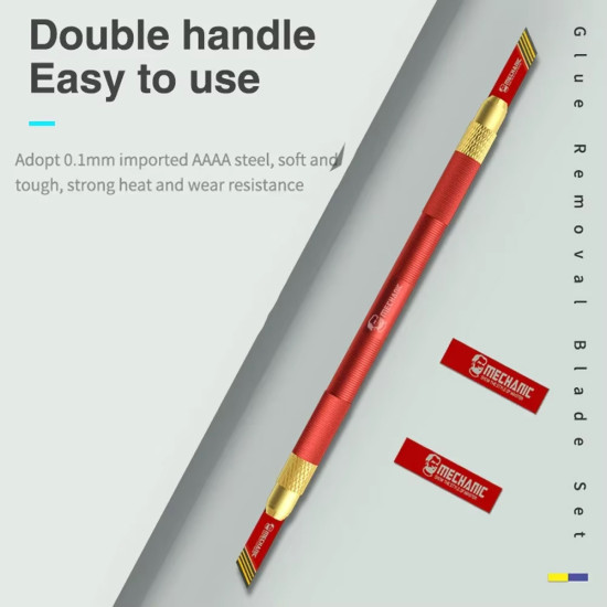Mechanic GK8 Multifunctional CPU IC Glue Removal Blade with Handle Mechanic GK8 Multifunctional CPU IC Glue Removal Blade with Handle