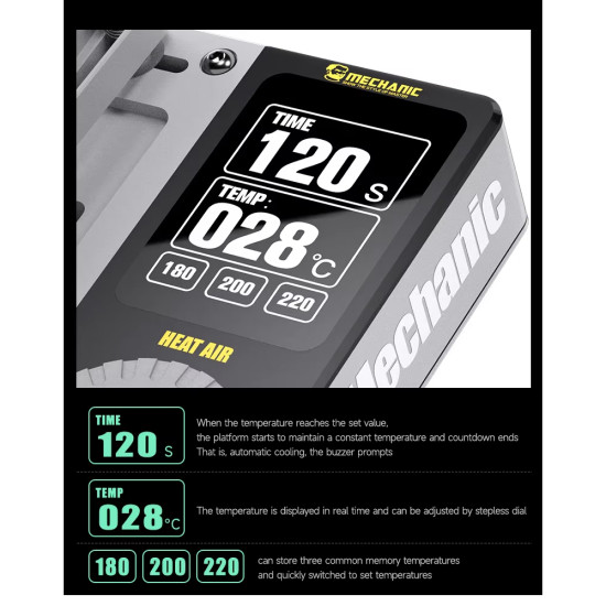 Mechanic Heat Air Intelligent Motherboard Layered Desoldering Station Mechanic Heat Air Intelligent Motherboard Layered Desoldering Station