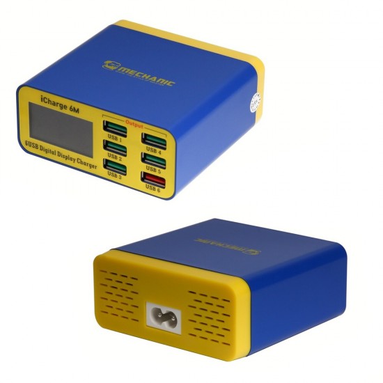 Mechanic iCharge 6M USB Smart Lightning Charger With QC 3.0 Port Mechanic iCharge 6M USB Smart Lightning Charger With QC 3.0 Port