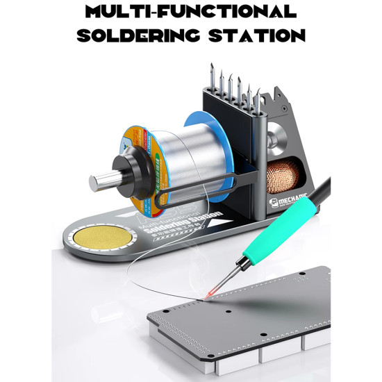 Mechanic RS5 Multi Functional Soldering Wire Holder & Soldering Tips Cleaner