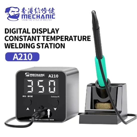 Mechanic A210 Intelligent LED Digital Soldering Iron Station (50W)
