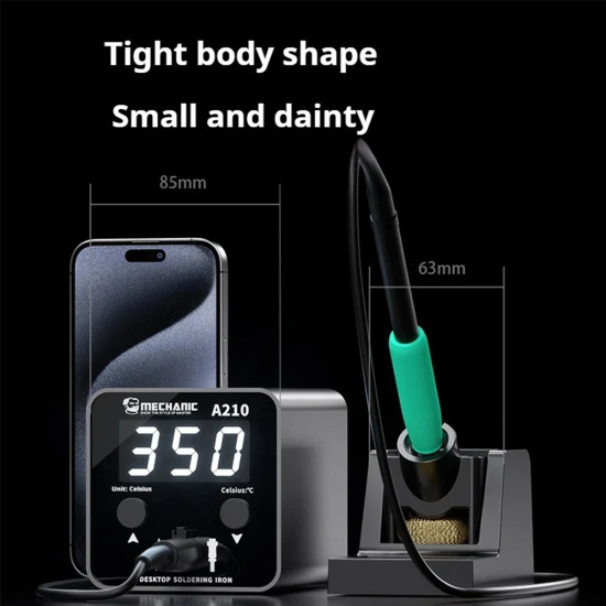 Mechanic A210 Intelligent LED Digital Soldering Iron Station (50W)