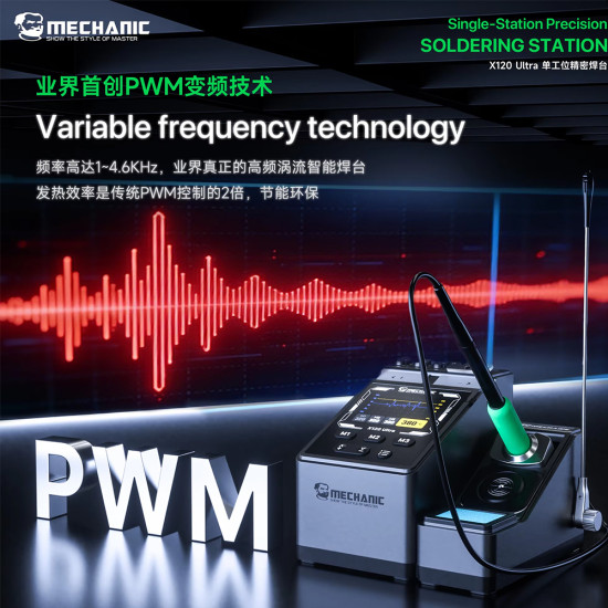 Mechanic X200 Ultra Pen-Style Smart Temperature-Adjustable Dual Station Soldering Station